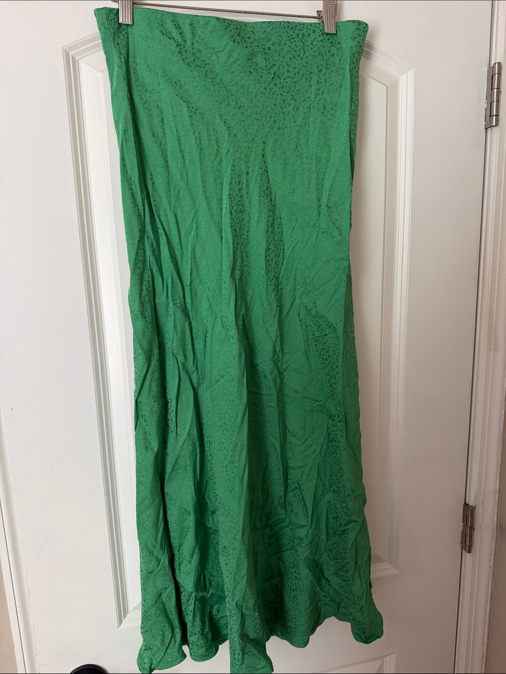 LOFT Women's Green Maxi Skirt